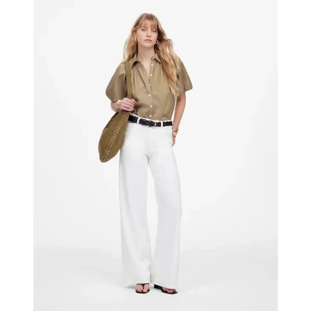 Madewell White Wide-Leg Jeans - Picture 16 of 16
